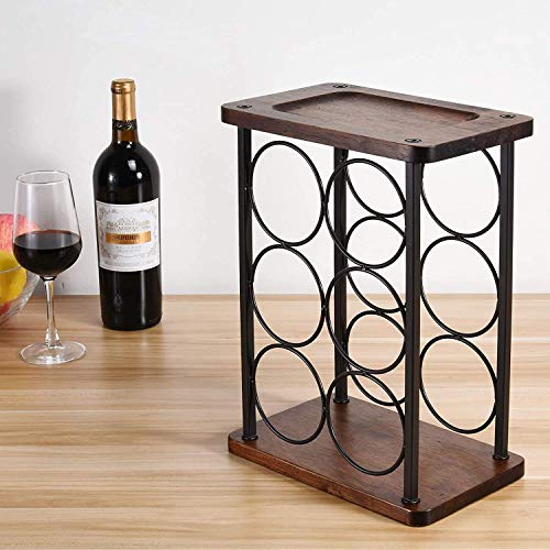 Soporte para botellas de vino de mesa 3 niveles 6 botellas miniatura 3