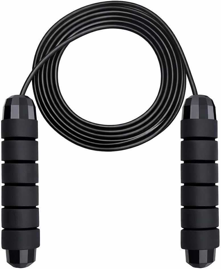 Premium Adjustable Speed Jump Rope for Fitness, Cardio, and Weight Loss – Non‑Slip Foam Handles, Tangle‑Free Cable, Ideal for Home Gym & Outdoor Workouts