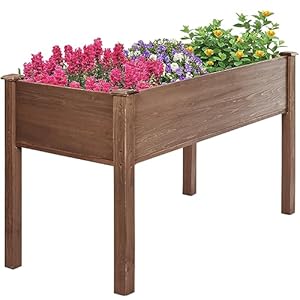 LZRS Hochbeet aus Holz mit Beinen