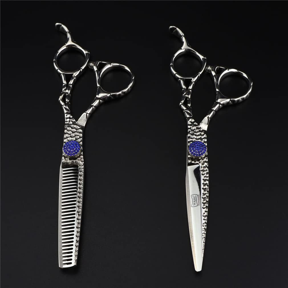 6-Inch Professional Hair Cutting Scissors Set - Salon Shears for Men Women and Hairdressers