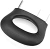 2 Pieces Pot Handle Short Pot Handle Kitchen Tool Bakelite Handle Anti-scald Side Single Hole Replacement Part Ergonomic Short Installation (Black)