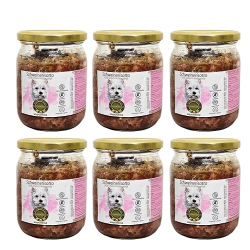6 x 400g Risotto wieprzowe niskotłuszczowa karma dla psa alergie pokarmowe tylko 3,2% tłuszczu