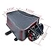 amopacorp Motorcycle Solo Saddle Bag and Pannier Storage Compatible with Harley Sportster XL883 XL1200 Right Side, Black