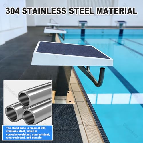 Planche de plongée en acier inoxydable durable pour entraînement intensif de natation