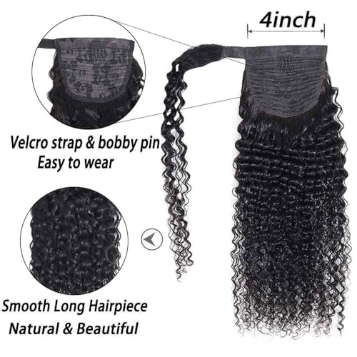 Extensiones de cola de caballo para un peinado rizado natural y sofisticado 2