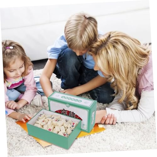 Jeu de Mahjong portable mini ensemble complet de voyage pour activités en extérieur et maison