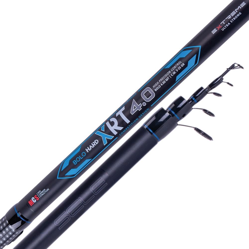 Sele Bolognese Angelrute XRT 4 Meter - aus Carbon-Mix Aktion 5-25 Gramm