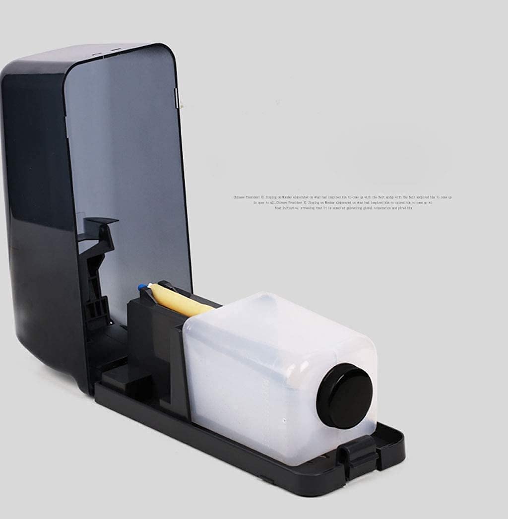 Seifenspender, Wandmontierter kommerzieller flüssiger Seifenspender Punch-Free Manual Foam Seifenspender mit großer Kapazität, 500ml (Color : B)