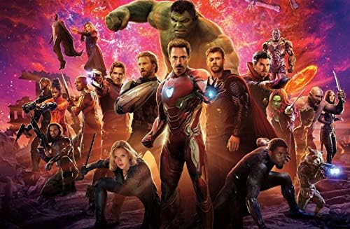 Kin Leung DZ-18 Superheroes Infinity War Collection 1000 Pieces Jigsaw Puzzle