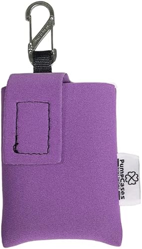 Soporte para bomba de insulina con clip, bolsa de neopreno para bomba de diabetes + clip de acero inoxidable Nite IZE S-Clip - Funda aislada para