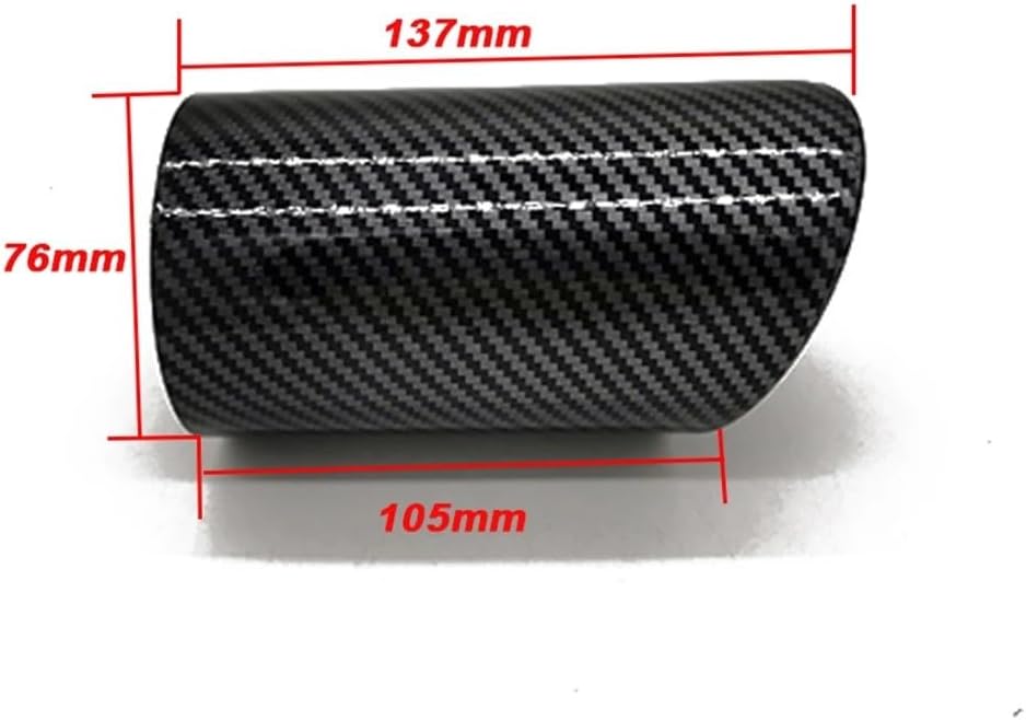 車の排気口 カーアクセサリー エキゾーストパイプ マフラーカバー に適合する A3 A1 A4 B8 Q5(マットブラック)