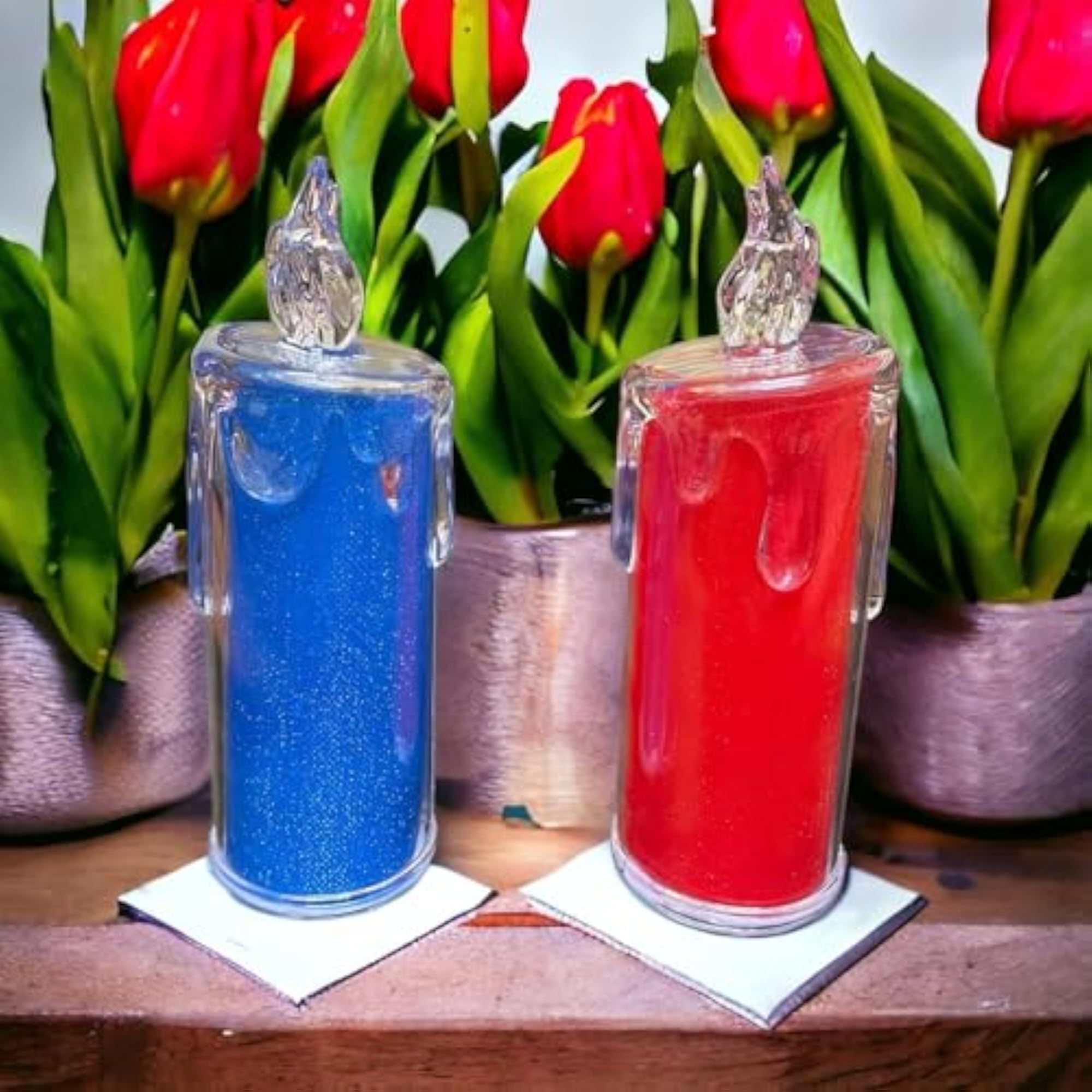 Flameless LED Candles Combo Set, Decorative Gift