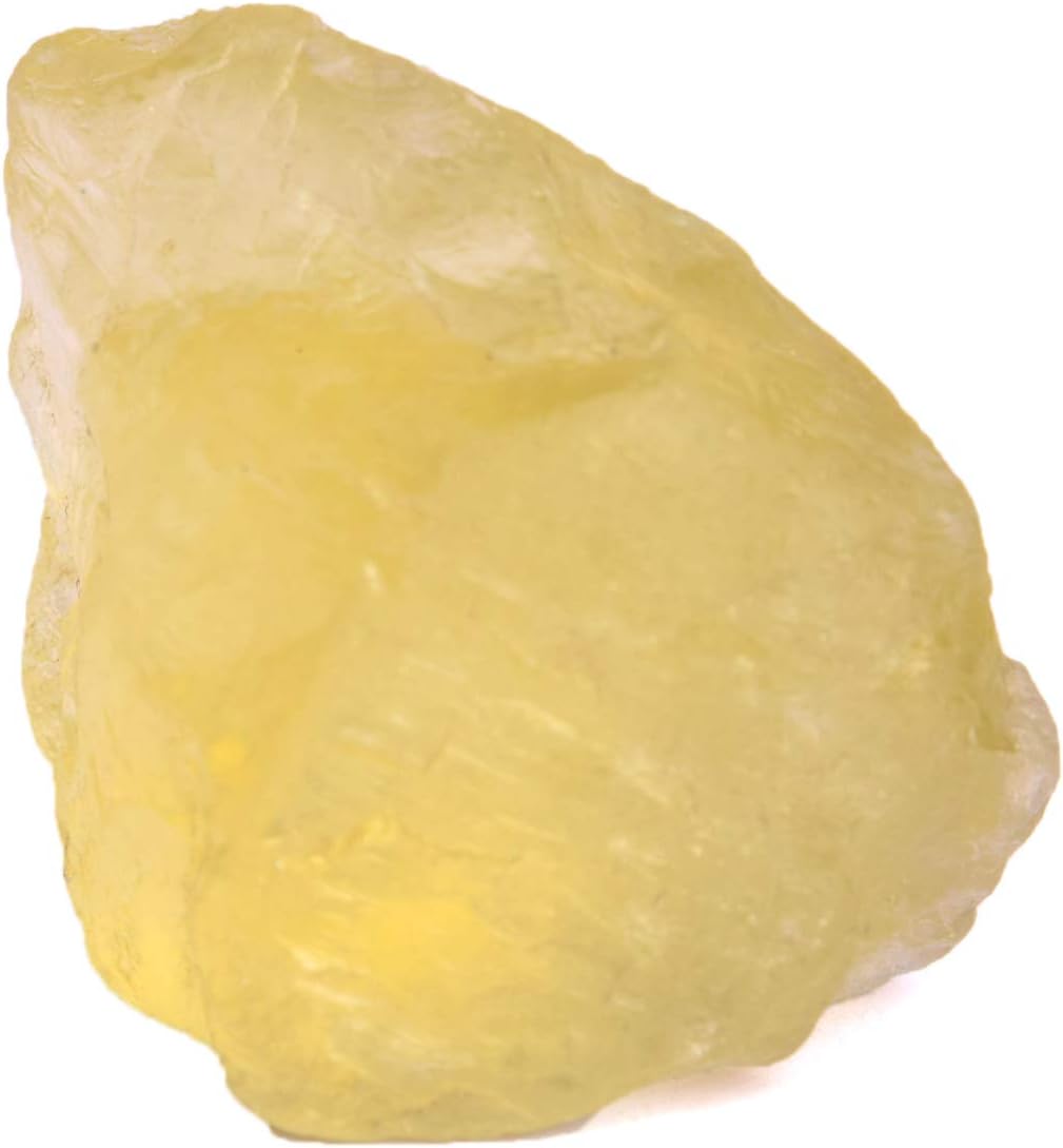REAL-GEMS Gemstone For Jewelry Making Raw Gemstone 61.00-300.00 Carat Lemon Topaz Rough Stone Gems Necklace For Women And Men