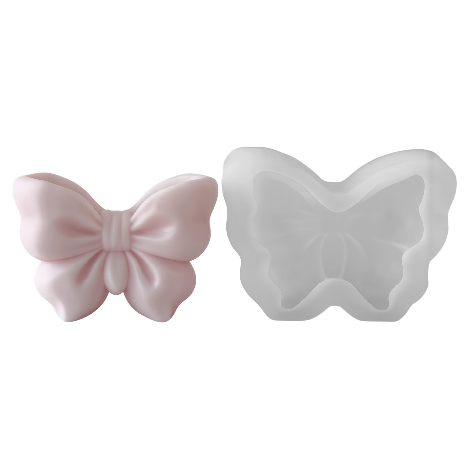Xjdzineq Bowknot Temperature for Making Soap Chocolate Resin Bend Tie Cast Decorative Bend Shaped Candlewax