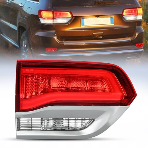Nilight Taillight Assembly Compatible with 2014 2015 2016 2017 2018 2019 2020 Jeep Grand Cherokee Laredo/Limited/Overland/Summit Tail Lights Inner Driver Side w/Bulbs