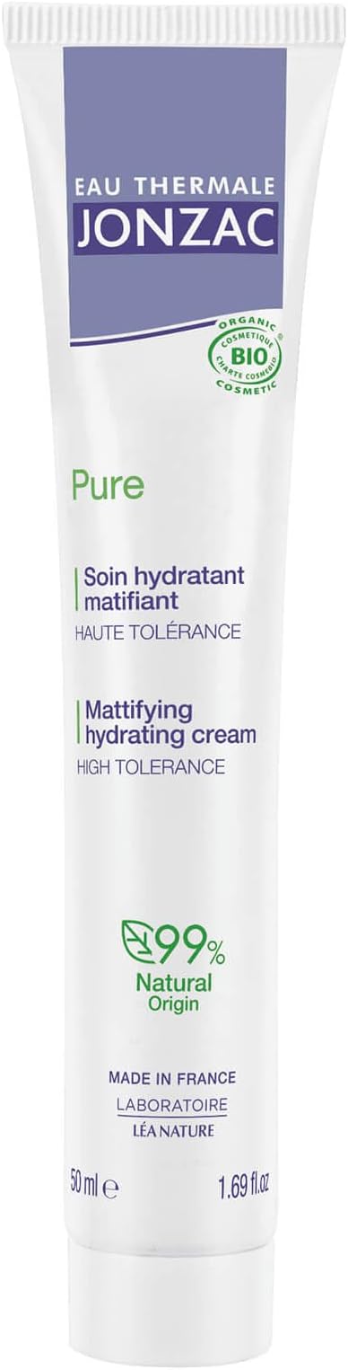 Eau Thermale Jonzac – ORGANIC FACE CREAM – 99 Natural, 50 ml
