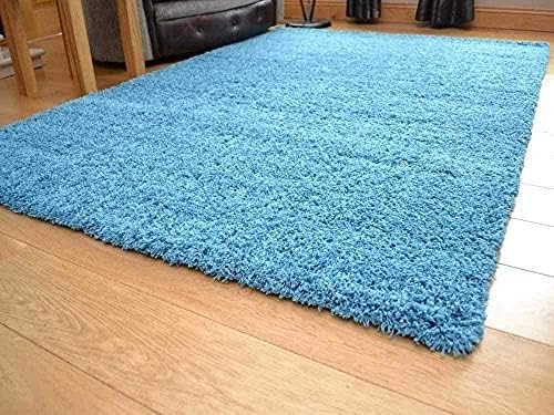 Shaggy Rug - Super Soft Fluffy Area Rugs - Living Bedroom Hallway Runner Carpet - Indoor 5cm Thick Pile Density - Fireplace Fireside Shag (Aubergine, 120 x 170 cm)