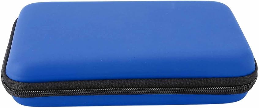 Game Console Carrying Case, Portable Hard Shell Travel Protective Case for New 3DS XL, NEW 2DS XL, NEW 3DS XL, 3DS XL, 3DS XL, 3DS LL with 8 Game Slots Inner Pocket Blue