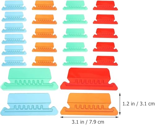 Miniatura 3 de NUOBESTY Carpetas de archivos de colores, 40 unidades, pestañas de carpetas de archivos, pestañas de identificación de archivos, pestañas