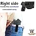 IWB and OWB Leather Holster for Ruger EC9S with Laser and EC9 LC9S LC9 LC380 with Laser Fits Concealed Carry Inside Waistband or Open Carry on The Outside Waistband