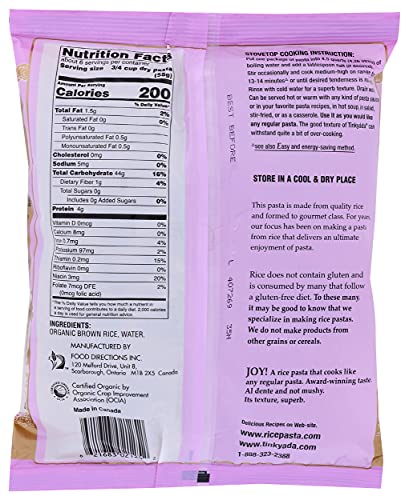 Tinkyada Organic Brown Rice Pasta, Spirals, 12 Oz #TOP2