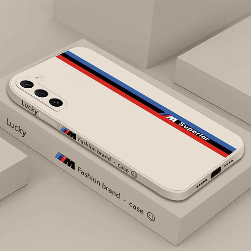 Image of GADGETSMANTRA Back Cover Case for Samsung Galaxy Note 10 Shockproof Protective Soft Liquid Silicone M Case for Men & Boys(White)