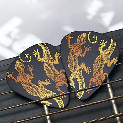 Médiators Guitare 12-Pack Gecko Lézards Médiators Guitare Électrique Guitare Acoustique Diverses Guitares - Les Beatles, Paul McCartney, John Lennon, RIngo Starr, George Harrison Médiators Guitare 12-Pack Gecko Lézards Médiators Guitare Électrique Guitare Acoustique Diverses Guitares – Image 7