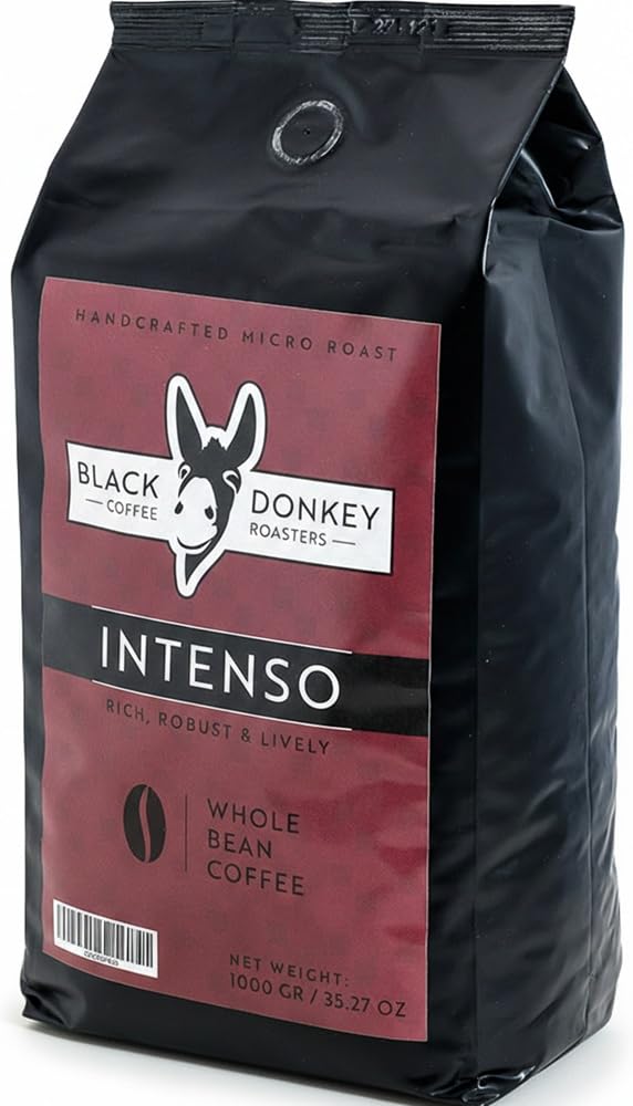 Black Donkey - 1KG Whole Coffee Beans | Intenso | Dark Roast