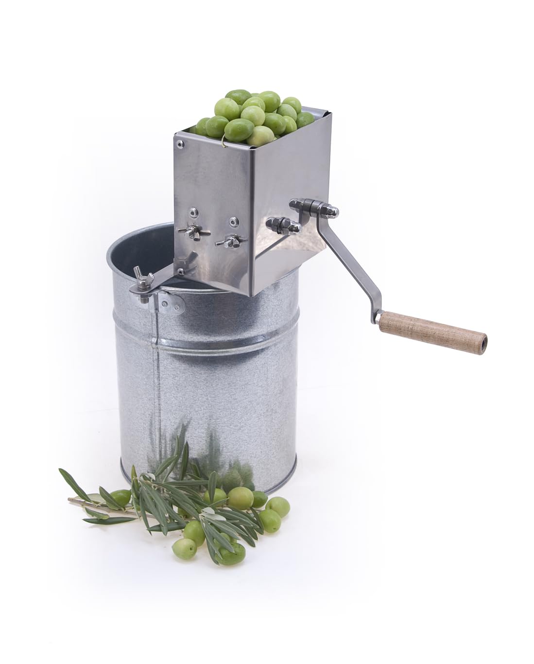 Máquina para rajar aceitunas