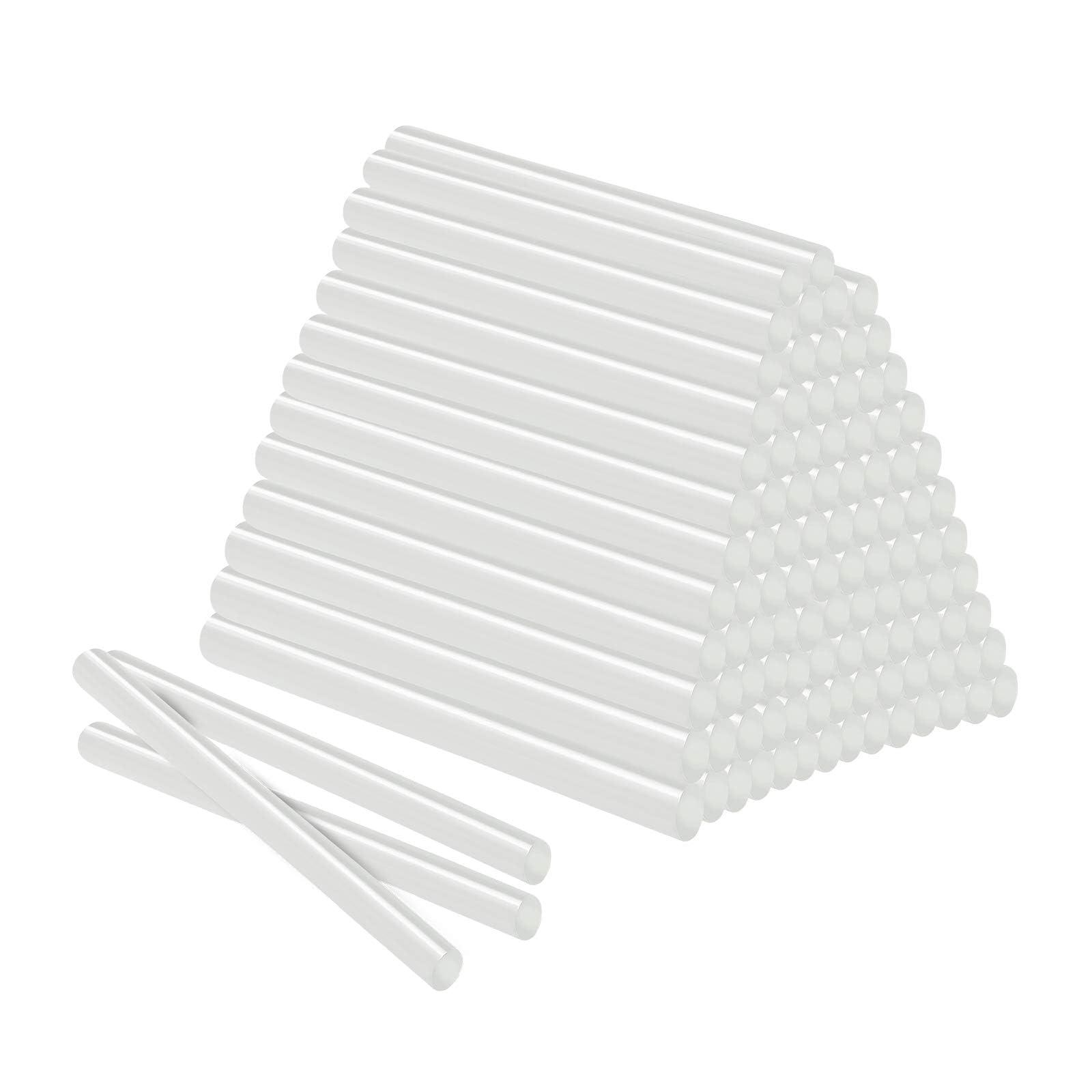 UISEBRT Colla a caldo, 11 mm x 200 mm, trasparente, fai da te standard, colla a caldo super forte, per pistola per colla a caldo (12 kg trasparente)