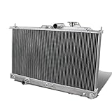 DNA Motoring RA-ME00GT-2 2-Row Full Aluminum Radiator
