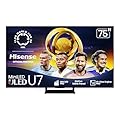 Hisense 75" Class U7 Mini-LED ULED 4K UHD Google Smart TV 75U75QG, 2025 Model, QLED, Native 165Hz, VRR 288, Up to 3000 Nits, HDR10+, Dolby Vision IQ · Atmos, IMAX Enhanced, 2.1.2 Ch Surround (Renewed)