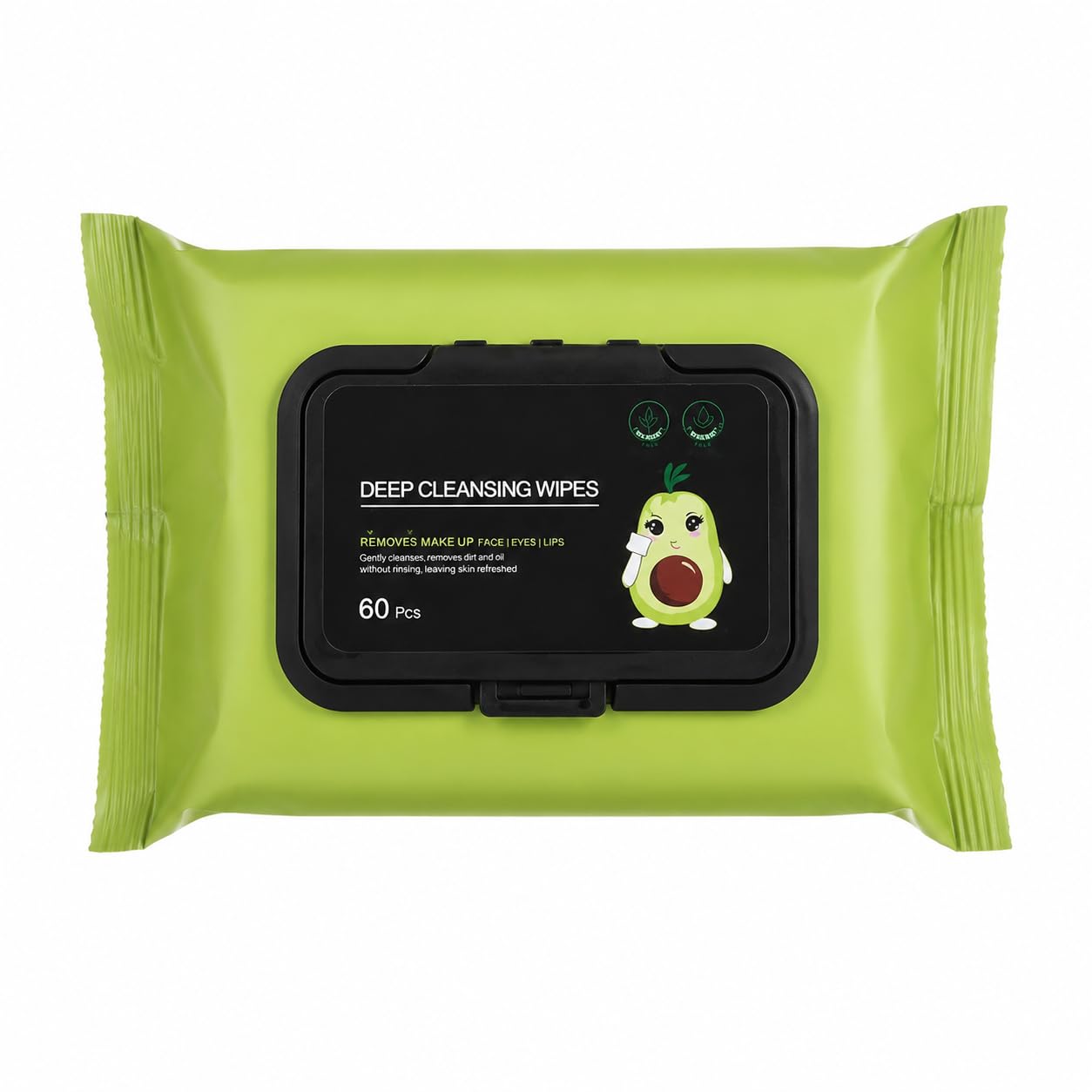 Makeup Remover Wipes with Avocado, Aloe Vera, Cucumber & Vitamin E, Face Wet Wipes for Deep Cleansing, Moisturising Feel, Removing Makeup, Dirt and Daily Impurities, Facial Cleansing Wipes-image-7