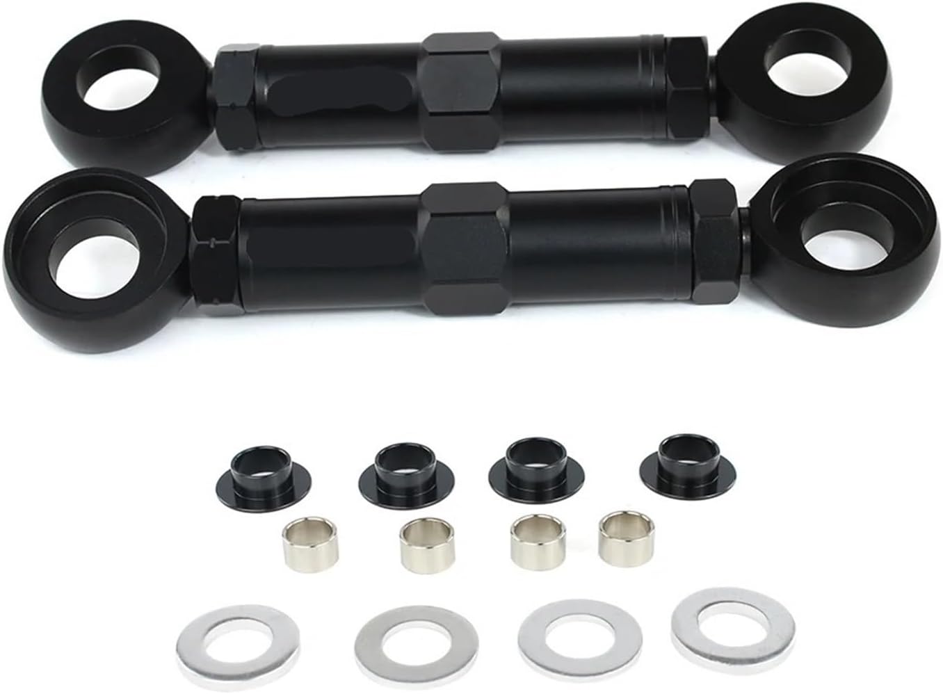 Adjustable Lowering Links Kit Motorcycle for SKI DRZ400 DRZ400E DRZ400S DRZ400SM Boulevard C50 M50 Yha Tenere700 XTZ690(Silver tenere 700)