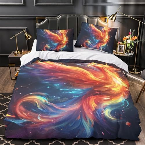 Housse de couette Phoenix 3D en microfibre pour chambre d'enfant - 4