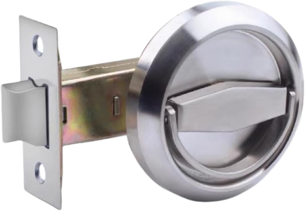 Dixiao Stainless Steel 304 Recessed Install Cup Door Locks Doors Pulls Locks Background Lockers Knobs