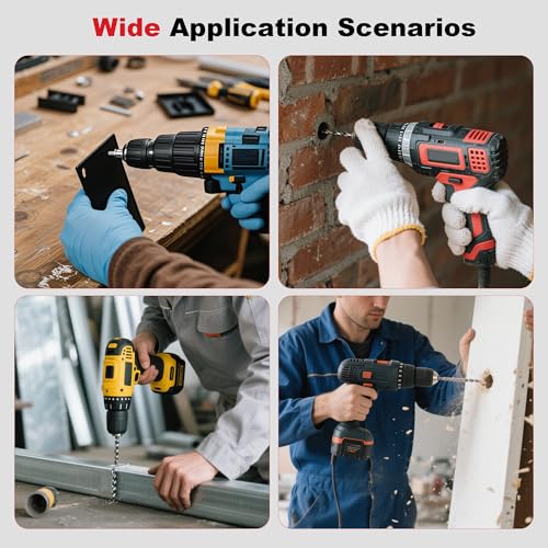 Keyless Drill Chuck for Milwaukee M18, 1/2-20UNF Mount 1.5-13mm Clamping Self-tighten Drill Chuck for Hand Drill Impact Driver