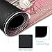 LIMKRIAN Cat Mouse Pad Large Desk Mat, Pink Cherry Blossom Computer Mousepad with Stitched Edges Non-Slip, Keyboard Mouse Pad for Desktop Cute Office Desk Accessories Japanese Dessert House 31.5in