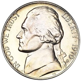 1970 S BU Jefferson Nickel US Mint Choice Uncirculated