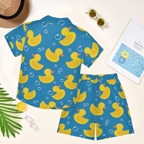 Image of visesunny Boys 2 Pieces T-shirts and Shorts Floral Tops & Shorts Summer Outfits 3-10 Years Clothes