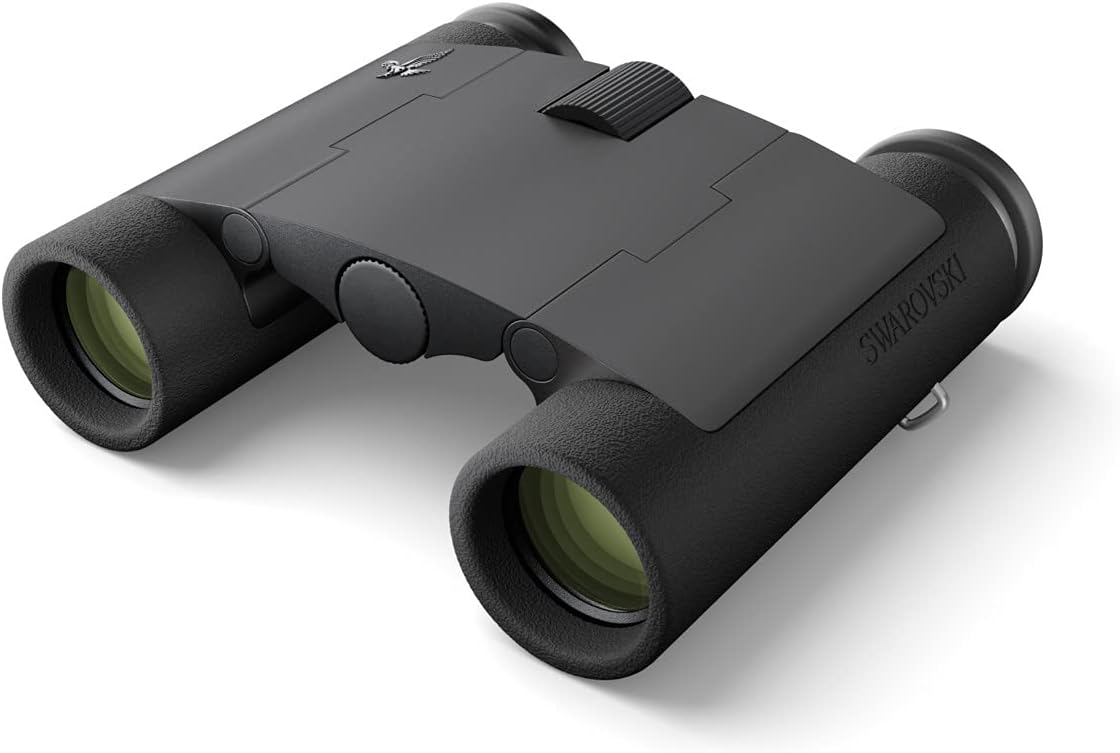 Swarovski Optik 7x21 CL Curio Waterproof Roof Prism Compact Binoculars with 7.7 Degree Angle of View, Anthracite Black
