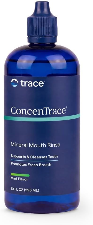 Trace Minerals ConcenTrace Mouthwash, Peppermint, 10 fl oz