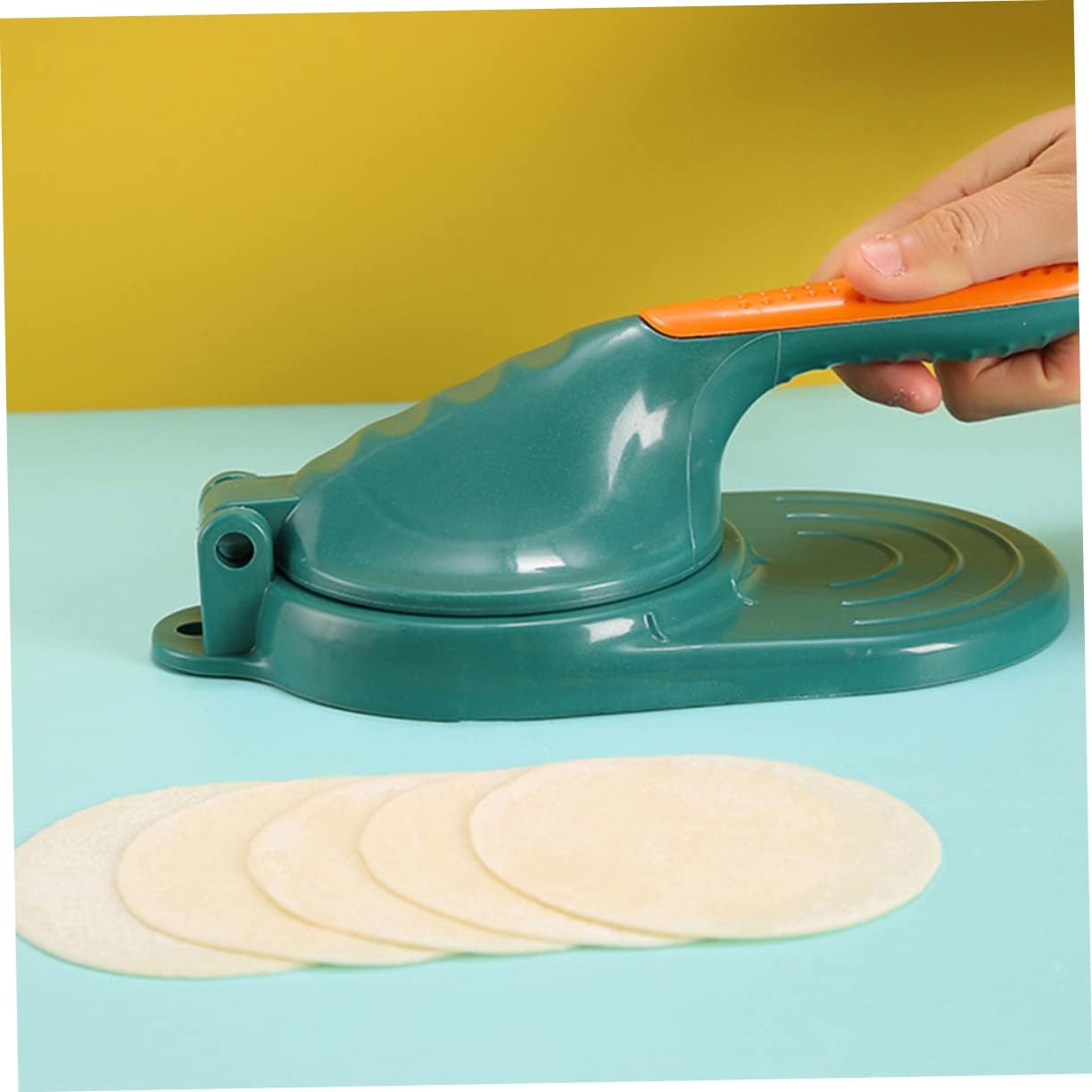 2Pcs Dumpling Maker Tool Easy to Use Dough Presser for Dumpling Skin for Homemade Ravioli Wontons and More Kitchen Gadget for Beginners and Experts
