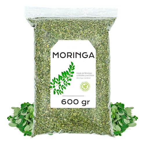 Moringa Hojas 600g   Moringa Infusion   Te de Moringa   Moringa Cortado y Secado   Moringa Hojas a Granel (600 gr)