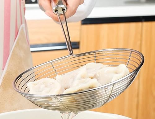 Escumadeira Para Fritura Em Inox Aramado 15cm