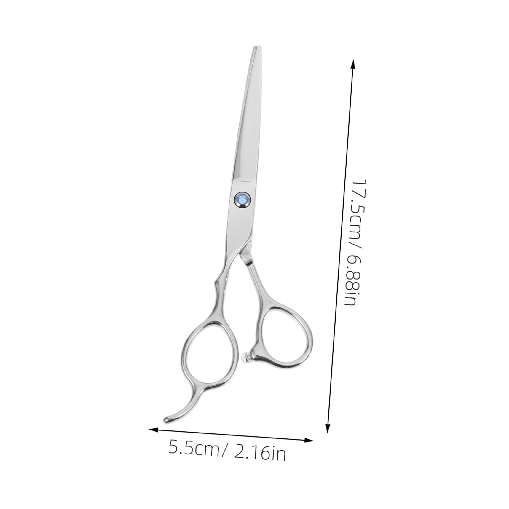 Ciseaux de Coiffure pour Gauchers en Acier Inoxydable 6 2Pcs Outils de Coupe de Cheveux pour Salon de Coiffure pour Utilisation à Domicile et Professionnelle