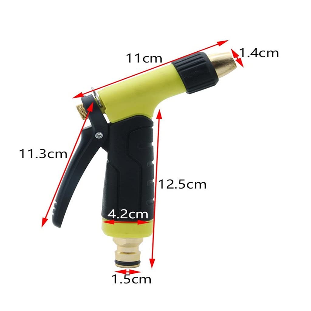 Pistola ad acqua regolabile ad alta pressione ugello spruzzatore per tubo da giardino ideale per irrigazione e pulizia auto attrezzi da giardino pistola cospargere