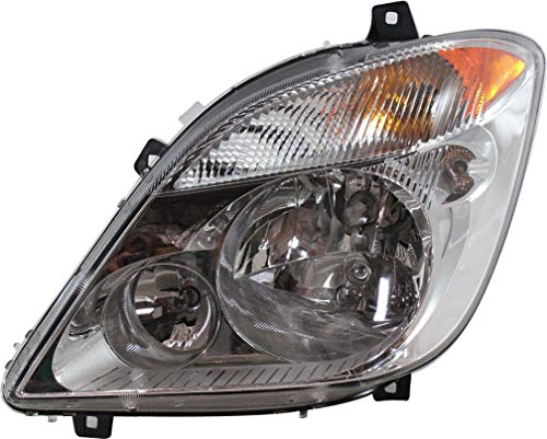 Headlight Compatible with Dodge/Freightliner Sprinter Van 2007-2009 LH Assembly Halogen