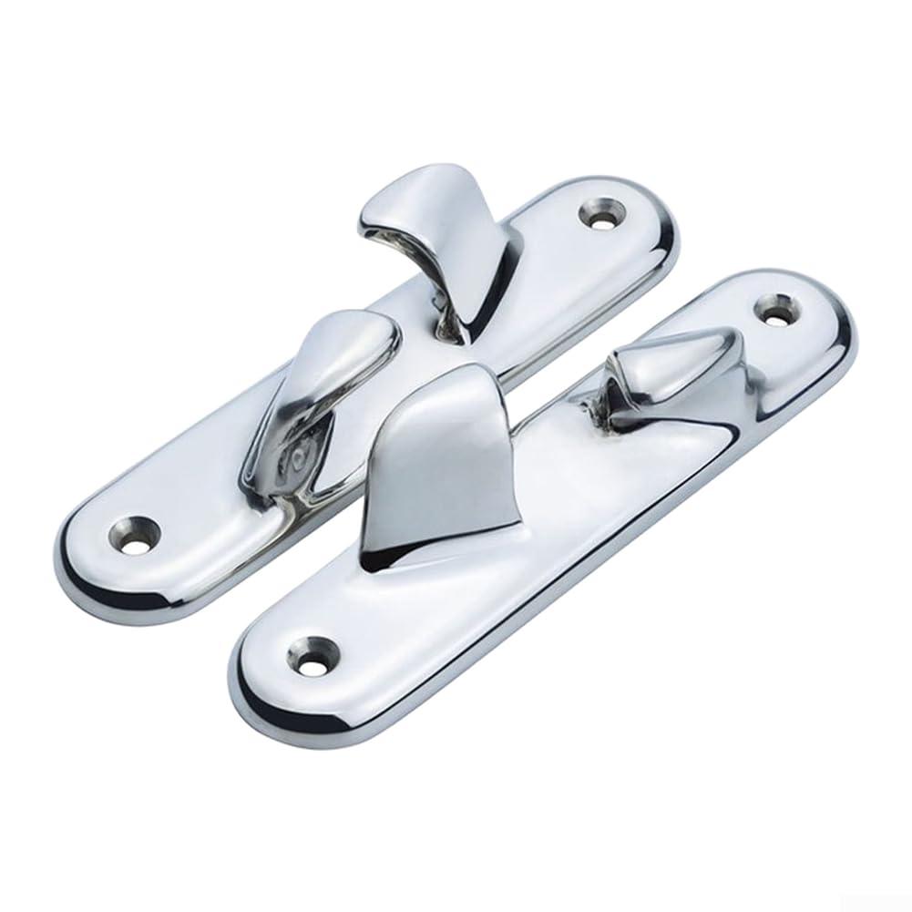 Tacchetto guida per corda, in acciaio inossidabile 316, per barche e yacht, passacavo lucidato a specchio, resistente, accessorio hardware per ponte marino (25,4 cm destra)