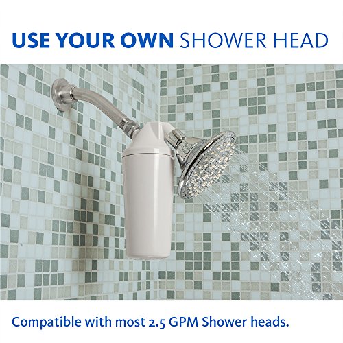 Aquasana Shower Water Filter System - Filters Over 90% Of Chlorine - Carbon & Kdf Filtration Media - Soften Skin And Hair From Hard Water – For Use With Existing Shower Head - Aq-4100Nsh #TOP6